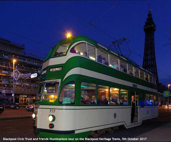 Blackpool Heritage Tram Tour 5th October 2017