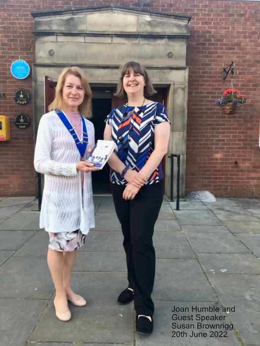 Susan Brownrigg and Joan Humble Blackpool Civic Trust June 2022