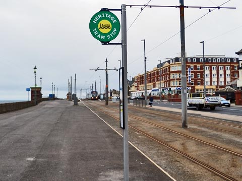 Blackpool Heritage Tram Stop