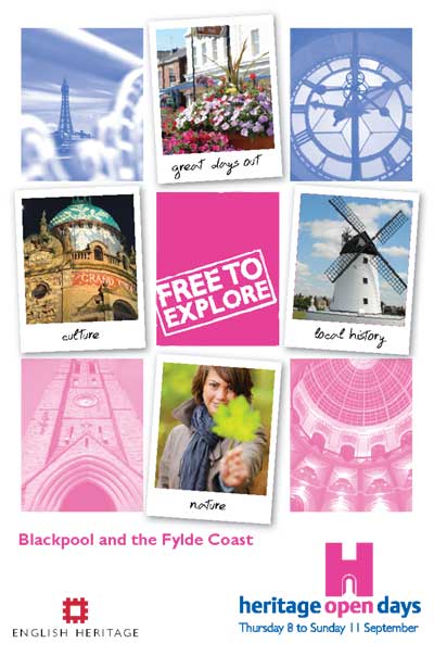 Blackpool, Wyre and Fylde Heritage Open Days Programme link