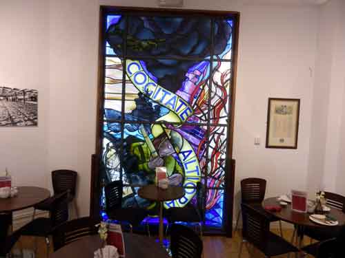 Fleetwood Museum Cafe Stained Glass