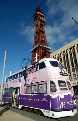 Blackpool Tower and Tram