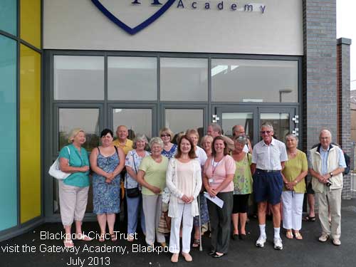 Blackpool Civic Trust visit the Gateway Academy, Blackpool