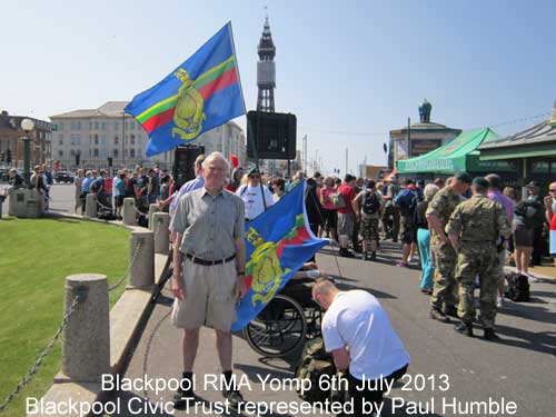 Royal Marines Yomp in Blackpool 2013
