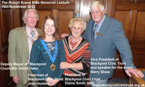 Blackpool Civic Trust meet the Deputy Mayor of Blackpool.