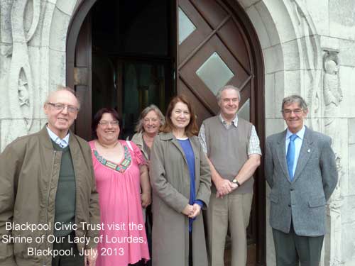 Blackpool Civic Trust visit  The Shrine of Our Lady of Lourdes
