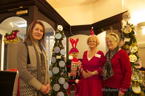 Blackpool Civic Trust at the Winter Gardens Christmas Tree Festival