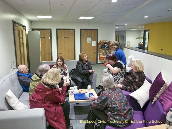 Blackpool Civic Trust visit Christ the King Primary School