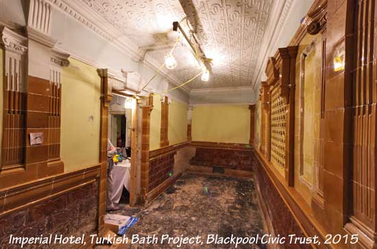 Blackpool Imperial Hotel Turkish Bath restoration