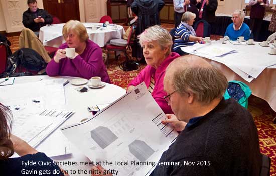 Fylde Civic Societies meet to discuss Planning Regulations at a Planning Seminar 18th November 2015