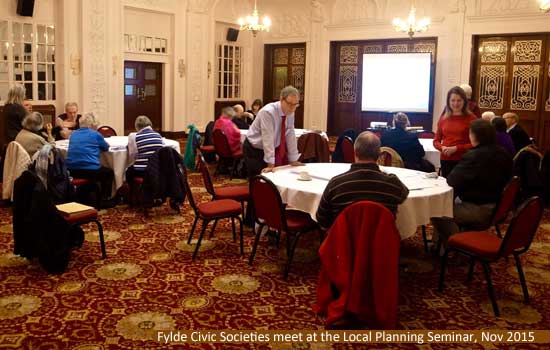 Fylde Civic Societies meet to discuss Planning Regulations at a Planning Seminar 18th November 2015