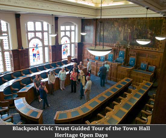 Blackpool Civic Trust Guided Tour of the Town Hall Heritage Open Days