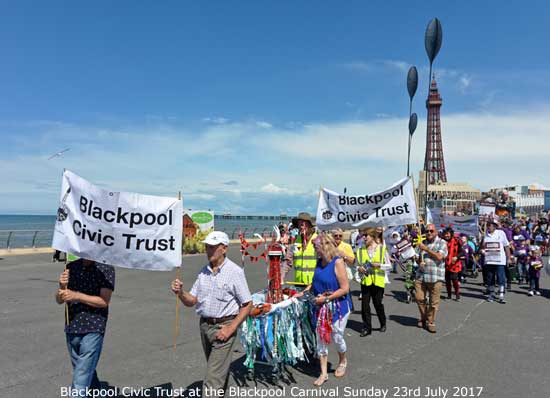 Blackpool Civic Trust at Blackpool Carnival 2017