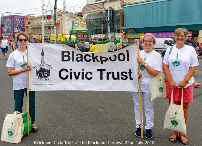 Blackpool Civic Trust at Blackpool Carnival 2018