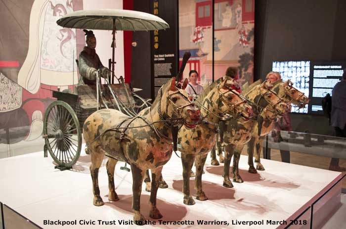 Blackpool Civic Trust at the Terracotta Army Liverpool