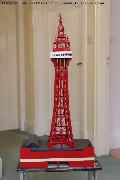 Blackpool Civic Trust 3ft high model of Blackpool Tower