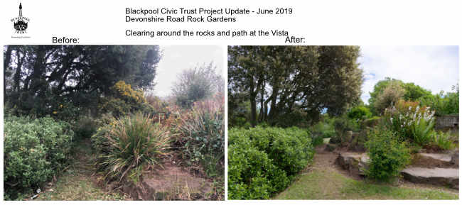 Blackpool Civic Trust Project at Devonshire Road Rock Gardens 2019