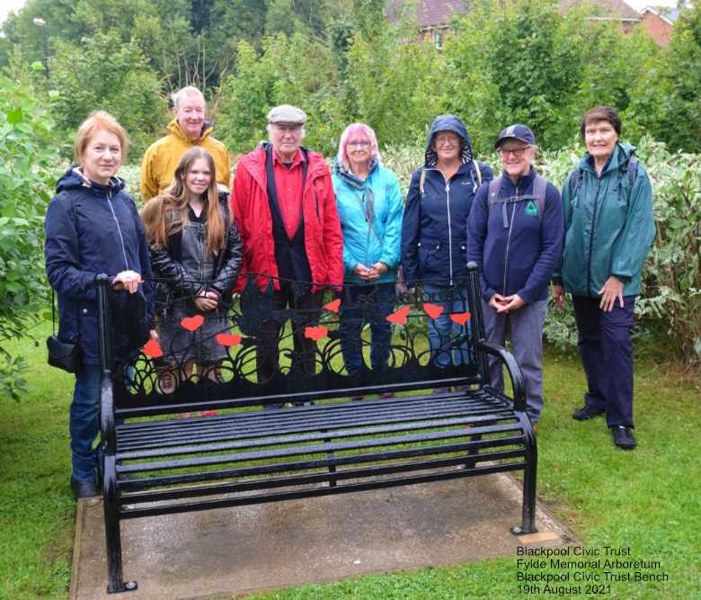 Blackpool Civic Trust at Fylde Memorial Arboretum 19th August 2021